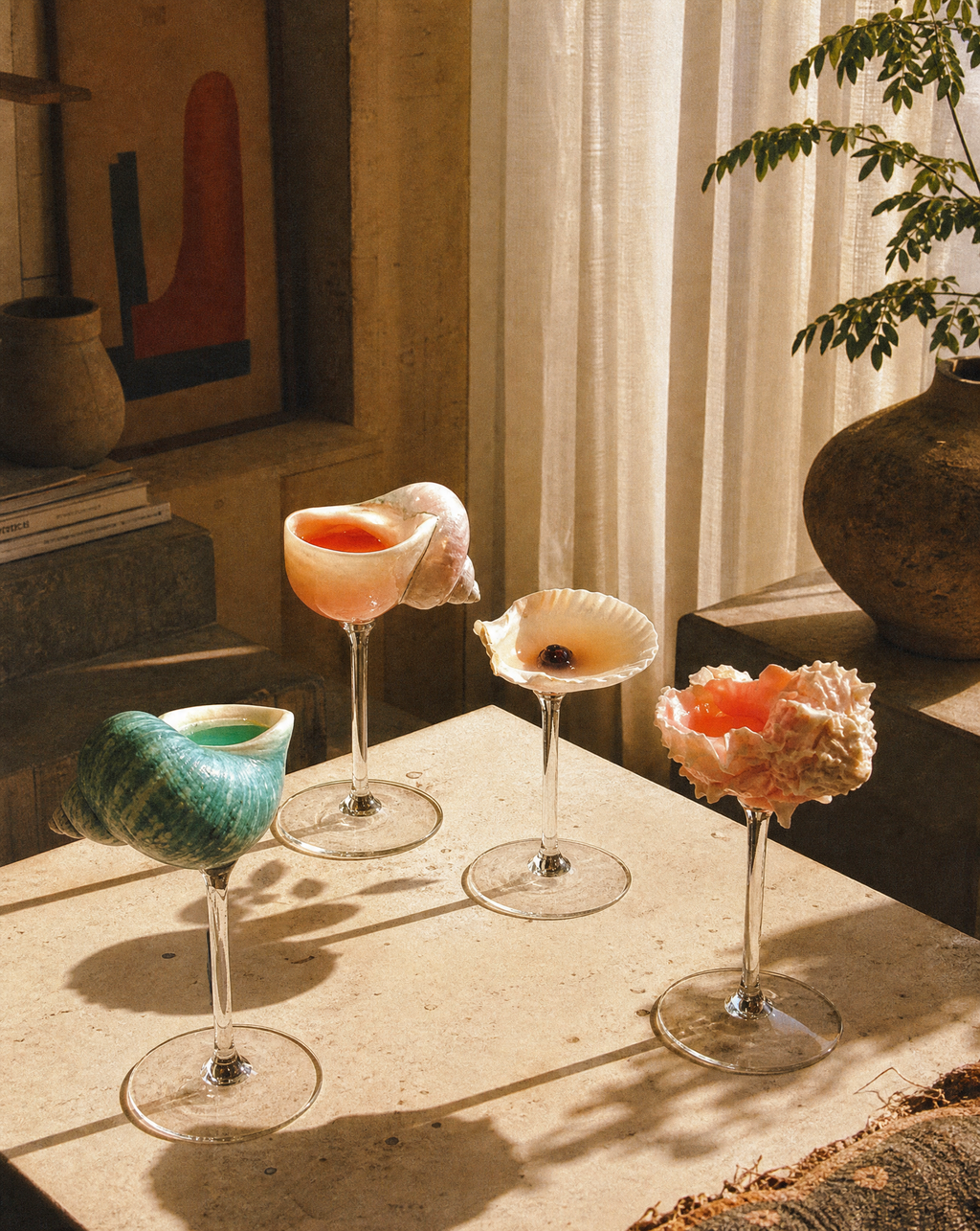 Moontide Chalice Glasses