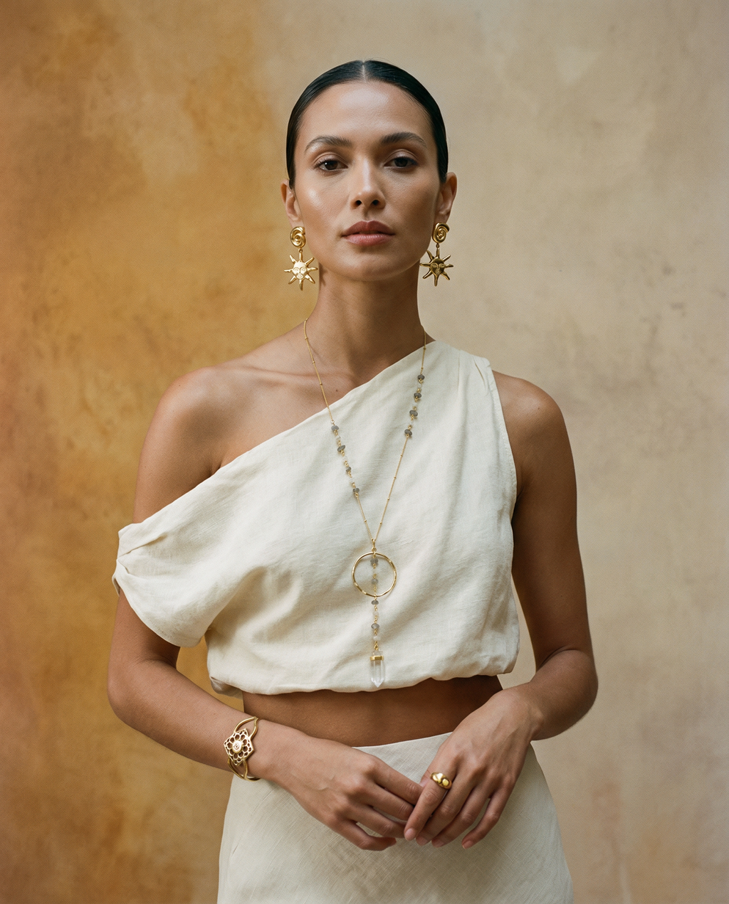 The Bare Sun Linen Top