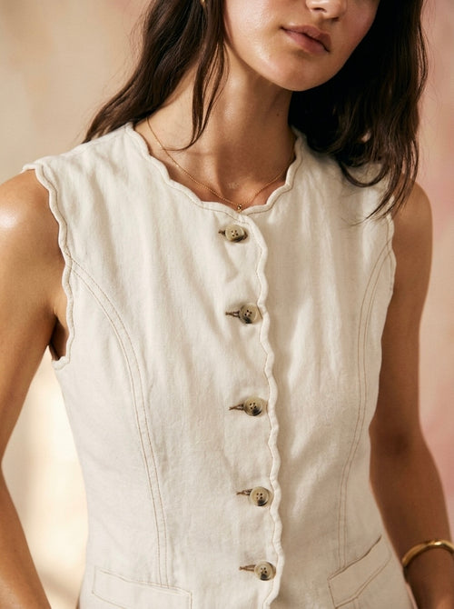 Sienna Scallop Vest