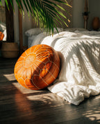 The Atlas Sun Pouf Cover