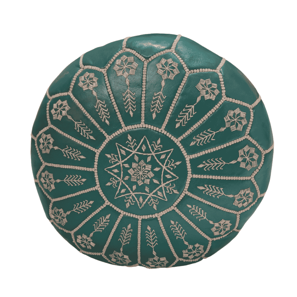 The Atlas Sun Pouf Cover